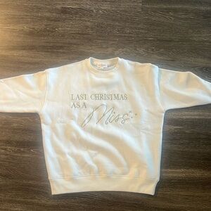 White Crew Neck Sweater
